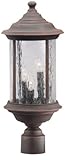 IMAGE OF Dolan Designs 918-53 Rustique Walnut Grove Traditional / Classic 3 Light Post Light from the Walnut