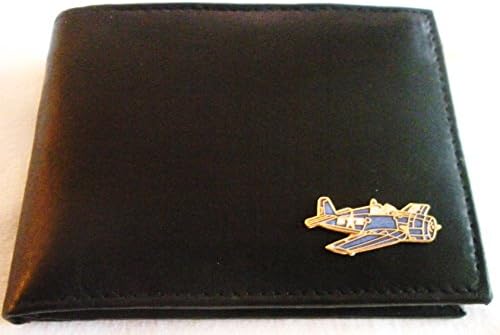 Hellcat F-6 Navy Fighter Bi-fold Leather Wallet