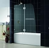 Dreamline Frameless Hinge Door Tub Door AQUA LUX SHDR-3348588-04: 48W x 58H