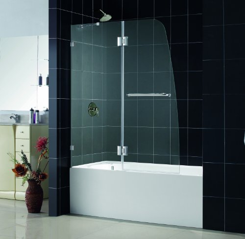 Dreamline Frameless Hinge Door Tub Door AQUA LUX SHDR-3348588-04: 48W x 58H