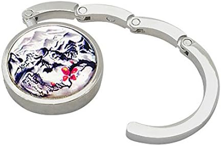 Mother of Pearl Landscape Design Handbag Purse Holder Hanger New