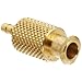 Female Luer Lock Fitting to Tube Brass Tube ID 1/4" .260" Barb OD