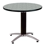 Review OFM  / OFM MT36RD-GRAY NEBULA 36 Inch Round Multi-Purpose Table - Mesh Base-Gray Nebula