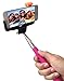 TouchSnap Self-Portrait Selfie Stick For iPhone 5 & iPhone 6. Built-in Bluetooth Remote Shutter. Compatible With iPhone 5, iPhone 6, Samsung Galaxy S5. Works With iOS and Android. (Rose Pink)