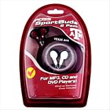 Koss Sportbuds 2-Pack Stereo Earphones with Team Logo Case (Texas A&M)