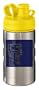Bilt Vite 16oz Printed Stainless Steel Water Bottle with Pop Top Lid (Stainless with Robot Print)