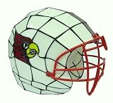 Louisville Cardinals Stained Glass Replica Football Helmet Light