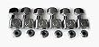 Fender&reg; Schaller&reg; American Series Guitar Tuning Machines - Chrome