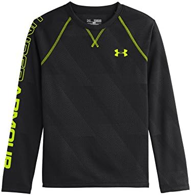 Under Armour Big Boys' UA Dynamism Long Sleeve YXS Black
