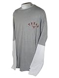 Russell Athletic University of Texas Big & Tall Long Sleeve Hangdown Crew Tee Shirt