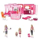 Barbie Glamour Camper Set - 30+ pcs - 4 Dolls