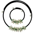 Modern Freshwater Pearl Green Jade Color Velvet Necklace Bracelet Set Gift Bag Bucasi SALE Free Shipping