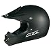 AFX FX-86R Solid Color Motocross Helmet Flat Black XS