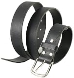 Lederg�rtel in 30mm Breite bis 170 cm schwarz