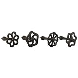 Set of 4 Antique Look Faucet Knobs