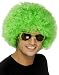 New Mens Womens Child Costume Green Afro Disco Wigs