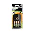 Duracell Value AA & AAA Battery Charger with 4 Rechargeable AA/AAA Batteries