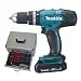 Produkt-Bild: Makita BHP453RHEX Akkubohrschauber Set18V / Li-Ion 68 teilig im Alukoffer