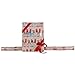 JAM Paper® Christmas Wrapping Paper - 25 Sq Ft - Silver 'Merry Christmas' Sparkle with Red Presents Gift Wrap Rolls - Sold Individually