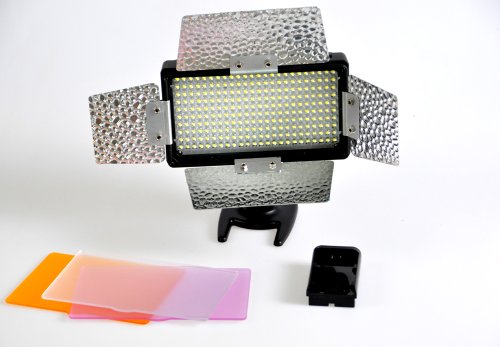 CowboyStudio On-Camera LED Light with Adjustable Color Temperature (CN-240)