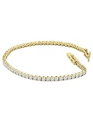Classic Round Cut Diamond Tennis Bracelet 4.00 Carat 2.7mm