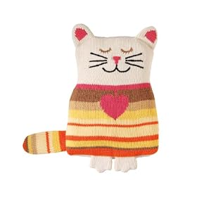 Aroma Home - AHKBW-0011 - Bouillotte Animaux Tricot�e Pure Laine Pure Laine - Cat