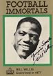 Bill Willis Autographed Football Immortals Card #126 - Cleveland Browns