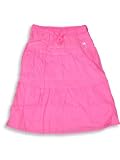 Cool Island - Girls 3 Tier Wrinkle Look Skirt, Dark Pink