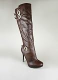 Buckle Trim High Heel Boot