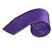 QBSM Mens Dark Purple Indigo Solid Neckties Business Formal Dress Neck Ties