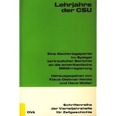 Lehrjahre der CSU