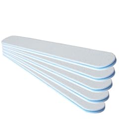Profi Nagelfeile weiss - K�rnung 180/240 - Kern blau - 5er Pack