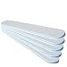 Profi Nagelfeile weiss - K�rnung 180/240 - Kern blau - 5er Pack