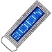 BLUE SCROLLING LED BELT BUCKLE