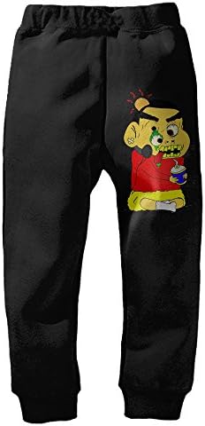 2 Toddler Crayon Shin Chan Comfortable Jogger Pants For Boys &amp; Girls Black