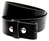 Produkt-Bild: LDOS 004 - Lederg&uuml;rtel Ohne Schnalle / Schwarz