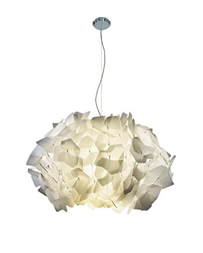 Driade In/Outdoor Lampadario Living In Clover By Jason Ong Bianco Perlato Ø 60 H 80-110