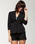 Triple Button Long Blazer - BLACK (4)