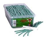 Sour Power Green Apple Straws, 200-Count Tubs (Pack of 2)