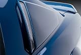 3dCarbon 691018 Ford Mustang 05-09 Quarter Window Scoops Painted - WINDVEIL BLUE P3 Image