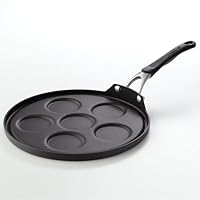 Cooking with Calphalon Hard-Anodized Silver Dollar Pancake Pan