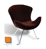 Walker Edison Furniture CH39TG Ultra Soft Wing Chair Tangerine (set of 2)