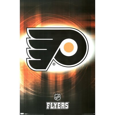 Philadelphia Flyers Poster Nhl Team Logo Poster Print, 22x34
