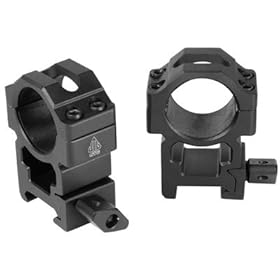  UTG Max Strength Picatinny Rings (2-Pieces 1-Inch Diameter, High Profile, Compact)