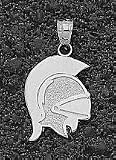 Troy State Trojans Trojan Mask Pendant - Sterling Silver Jewelry