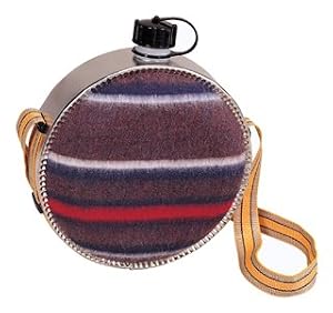 Blanket Covered Desert Canteen, 2 Quart Blanket Covered Desrt Canteen 2qt