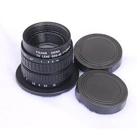 RainbowImaging 35MM F1.7 (CCTV Movie) Lens for MFT M4/3 camera, fits PEN E-P1 E-P2 E-P3 E-PL1 E-PL2 E-PL3 E-PM1 OM-D E-M5, Panasonic Lumix DMC-GF1, GF2, Gf3, GF5, GH1, GH2, G1, G2, G3, G5