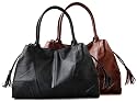 EDMEE Oversized Shopper Tote Hobo Bag Satchel Handbag Purse w/Shoulder Strap - 2 color option