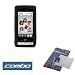 Black Flexible Soft Silicone Skin Case + Clear Reusable LCD Screen Protector for Verizon LG Dare VX9700 VX-9700 Cell Phone