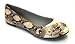 Rocket Dog Women's Memories Crackle Snake Flat,Taupe,8 M US